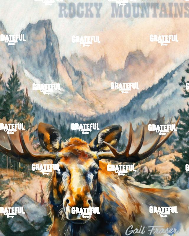 Park Rendering Rocky Mountains