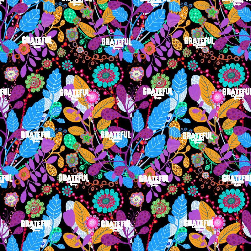 Blue Patternws Blue Pattern - Grateful Art Licensing