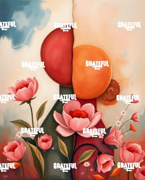 Happily Ever After Modern Art Valentine