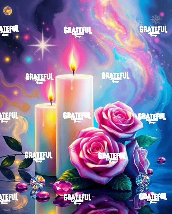 Candle Light and Roses