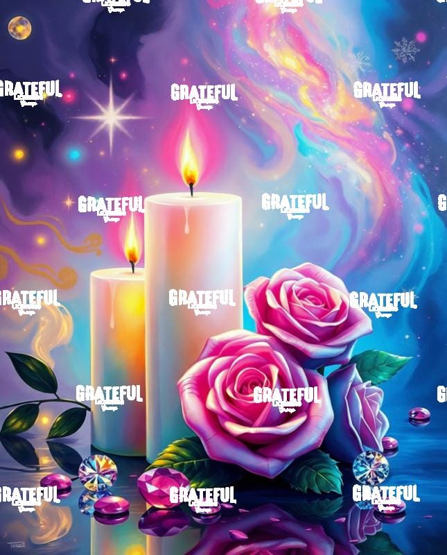 Candle Light and Roses