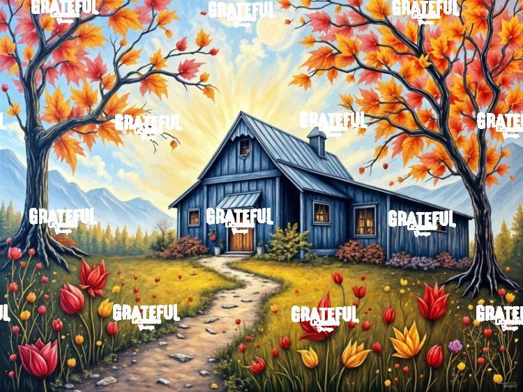 Weathered Autumn Farmhouse