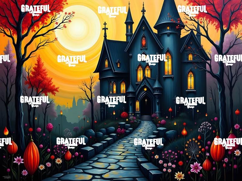 Autumn Sunrise Castle