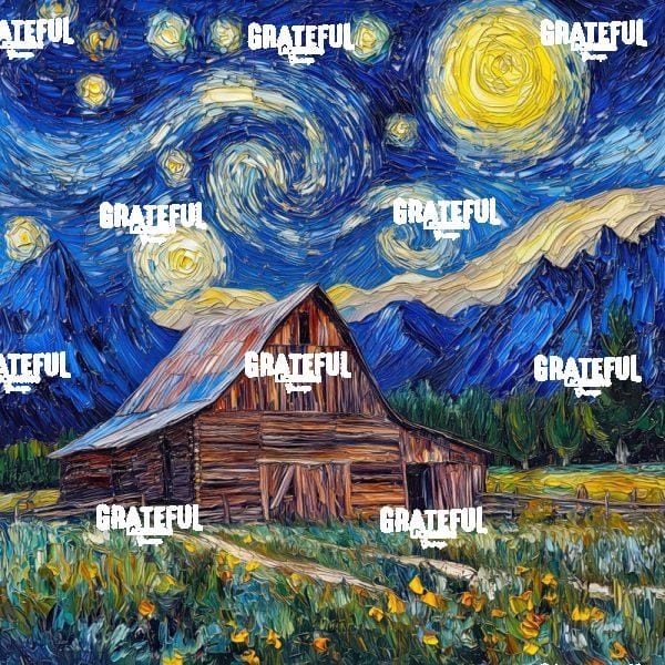 Grand Teton National Park Van Gogh