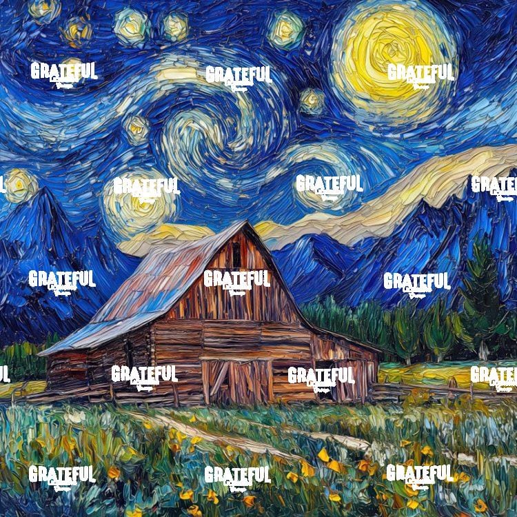 Grand Teton National Park Van Gogh