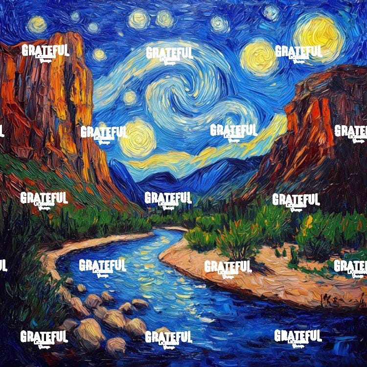 Zion National Park Van Gogh 2
