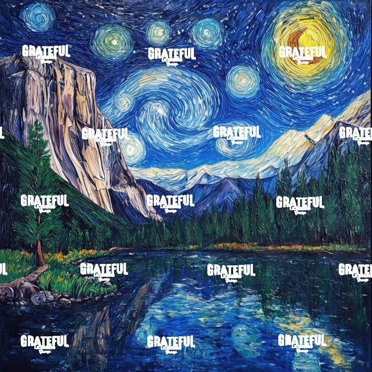 Yosemite National Park Van Gogh