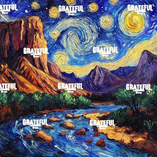 Zion National Park Van Gogh 1