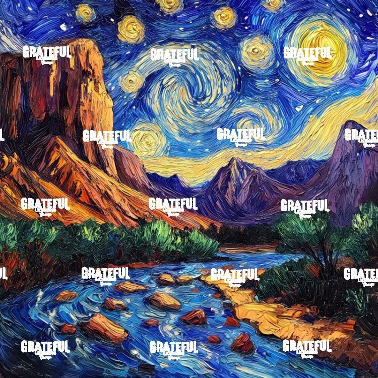Zion National Park Van Gogh 1