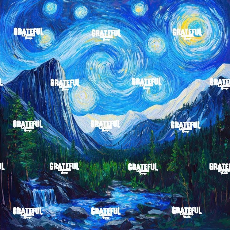 Yosemite National Park Van Gogh 2