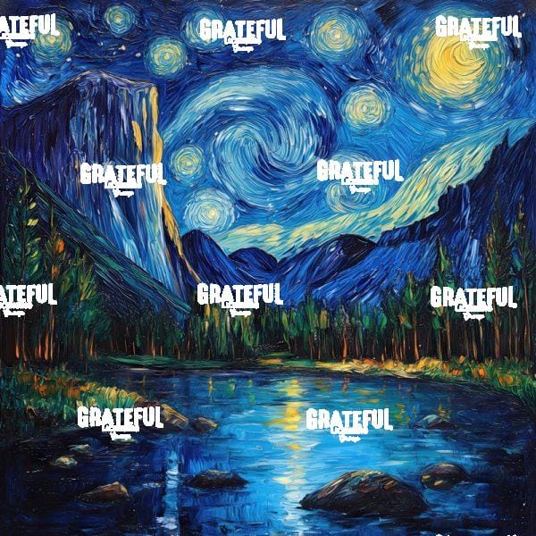 Yosemite National Park Van Gogh 3