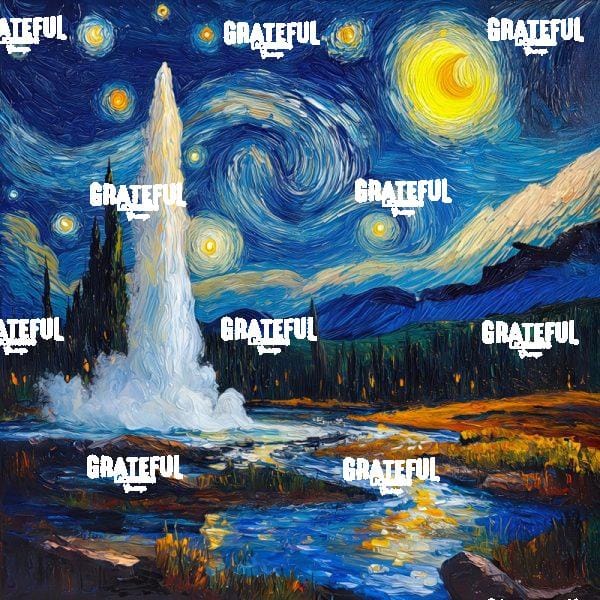 Yellowstone National Park Van Gogh 1
