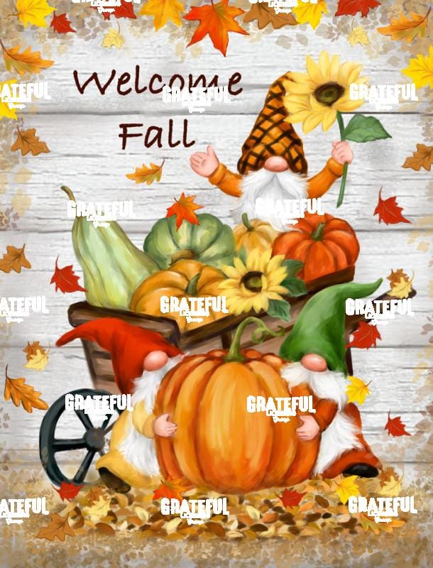 Gnomes with Pumpkins