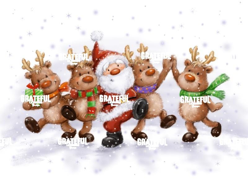 Santa with Reindeer