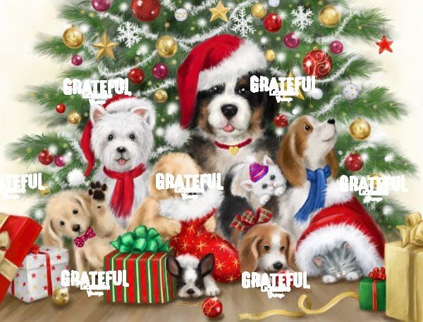 Christmas Happy Dogs