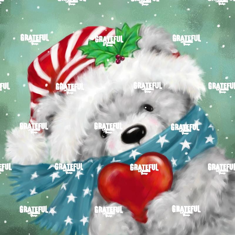 Christmas Gray Bear