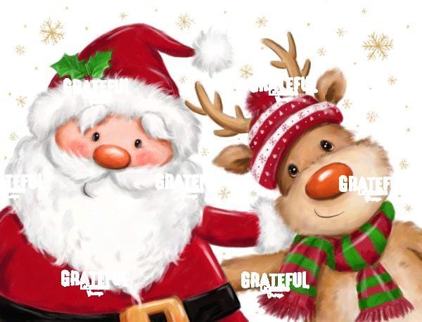 Santa and Reindeer