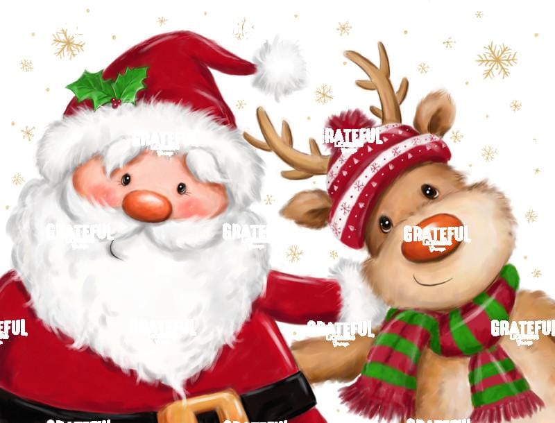 Santa and Reindeer