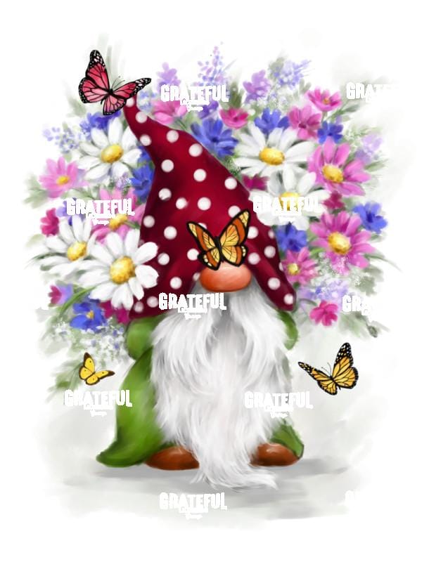 Gnome with Flowers