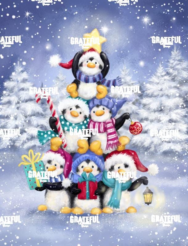 Penguins Christmas Tree