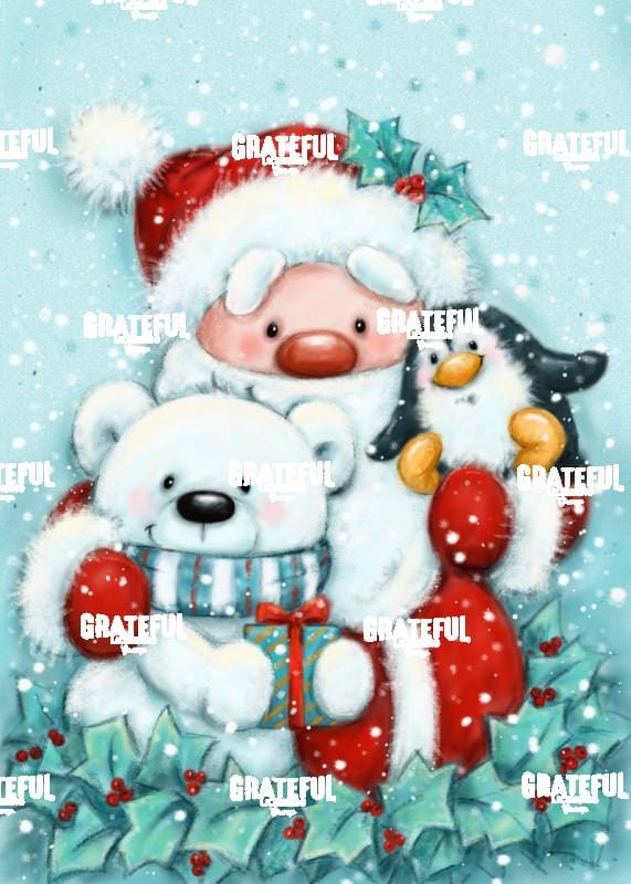 Santa, Robin & Polar Bear