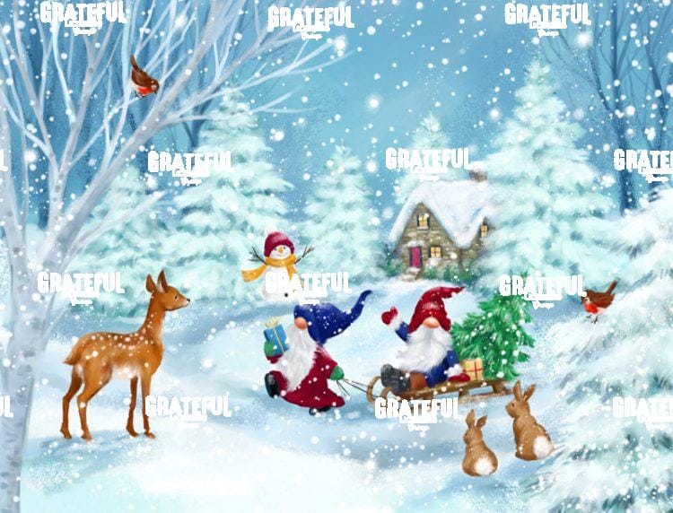 Christmas Gnomes Going Home