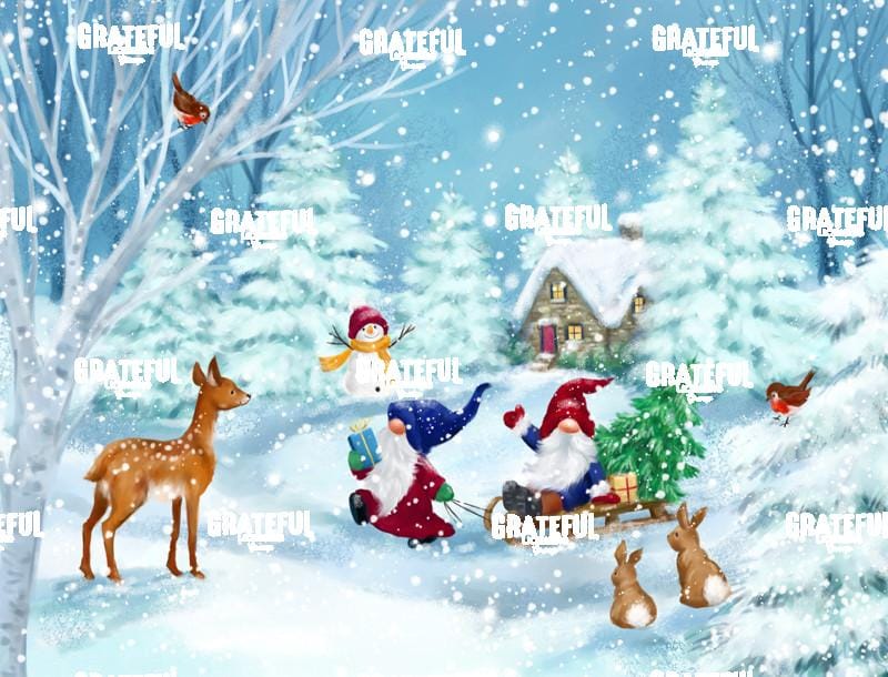 Christmas Gnomes Going Home