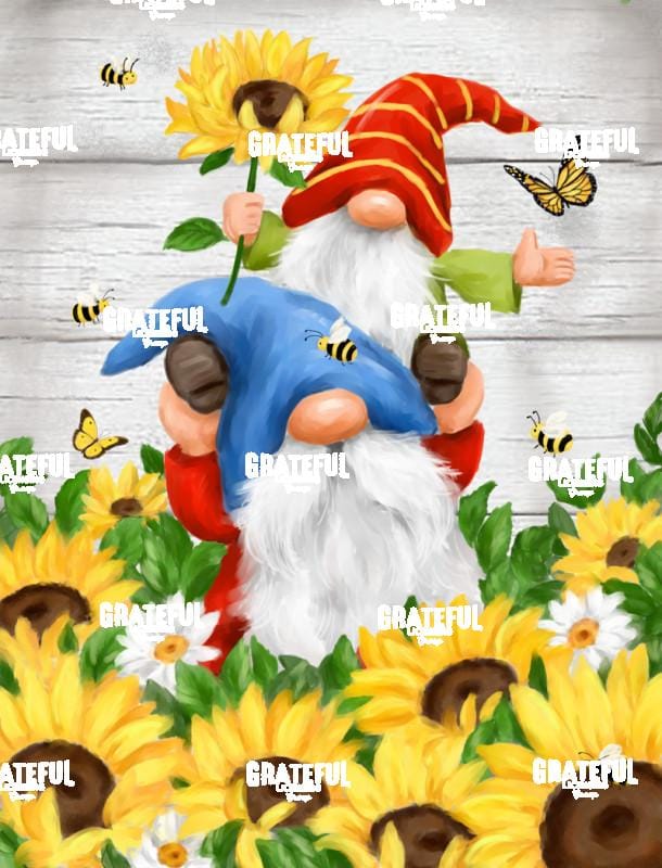 Gnomes with Sunflowers