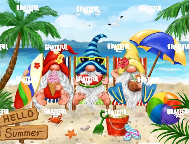 Summer Gnomes at the Beach