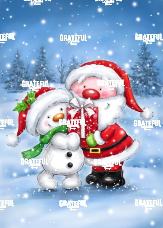 Snowman & Santa