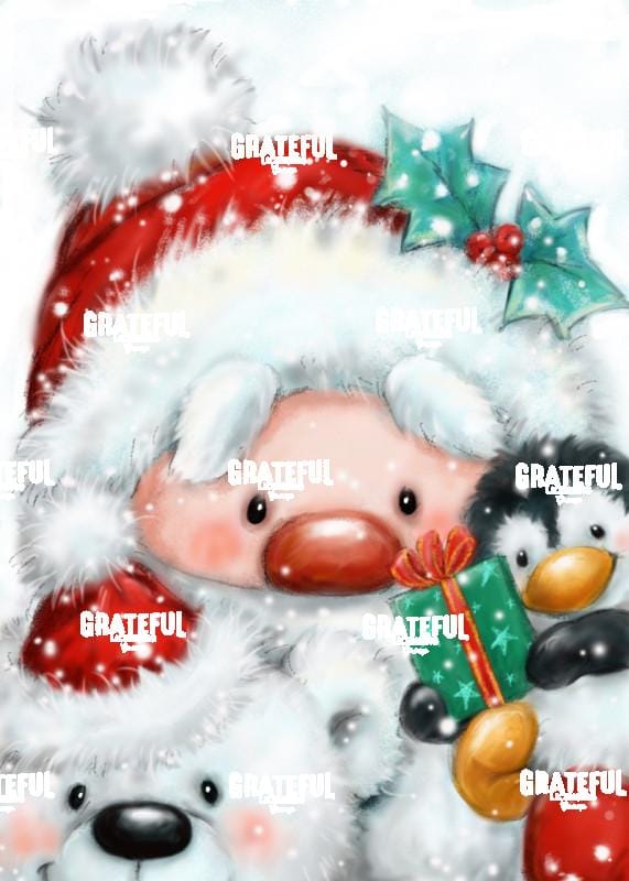 Santa, Penguin & Polar Bear