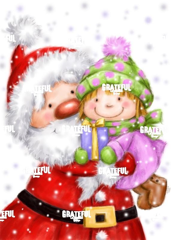 Santa with Girl