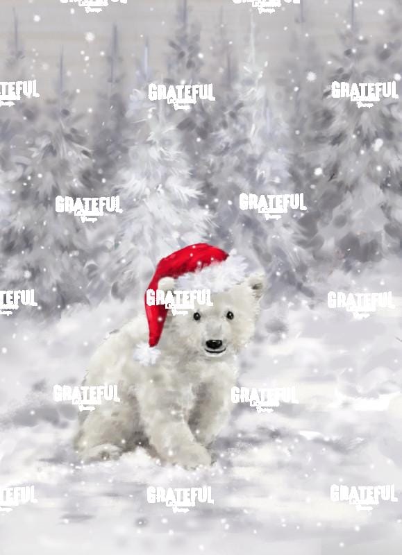 Polar Bear in the Woods