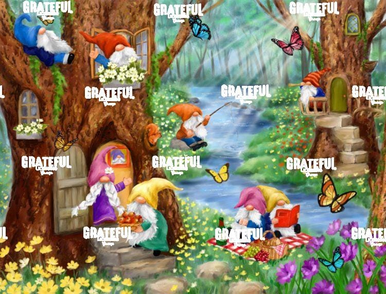 Gnome's Life in the Forest