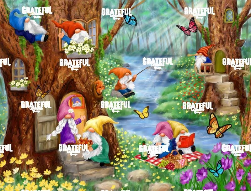 Gnome's Life in the Forest