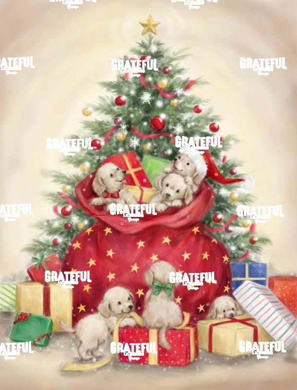 Sack of Christmas Puppies