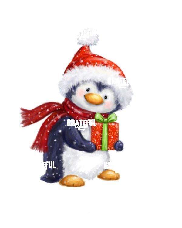 Penguin with Present