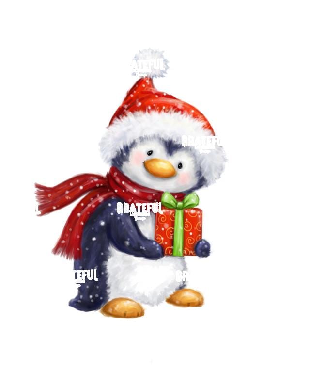 Penguin with Present