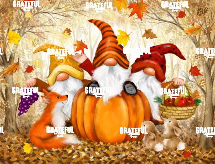 Autumn Gnomes in the Woods