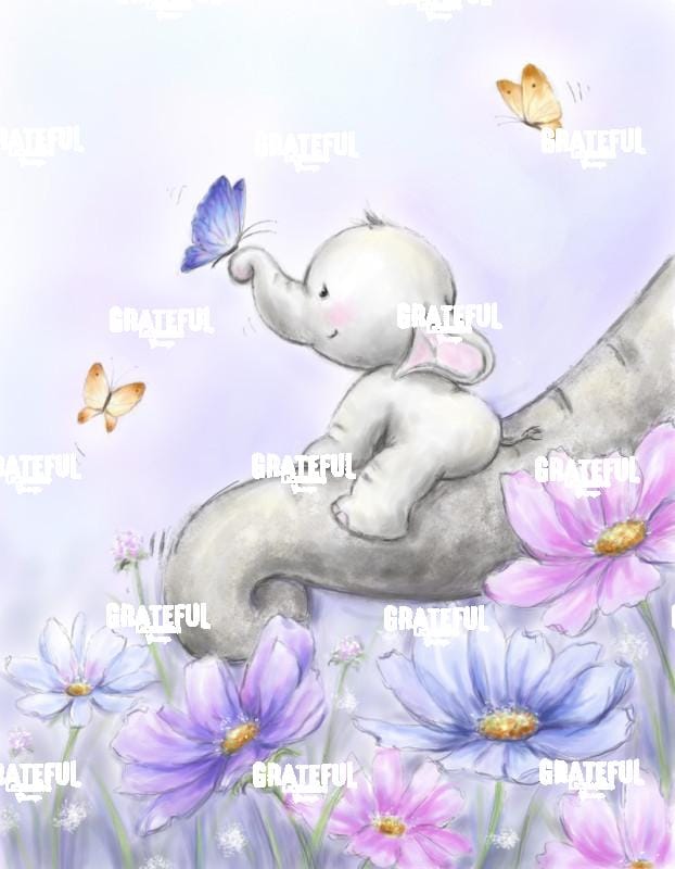 Elephant with Butterfly