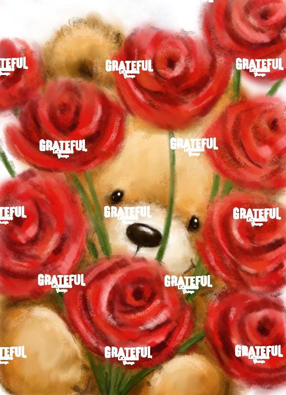 Bear with Roses