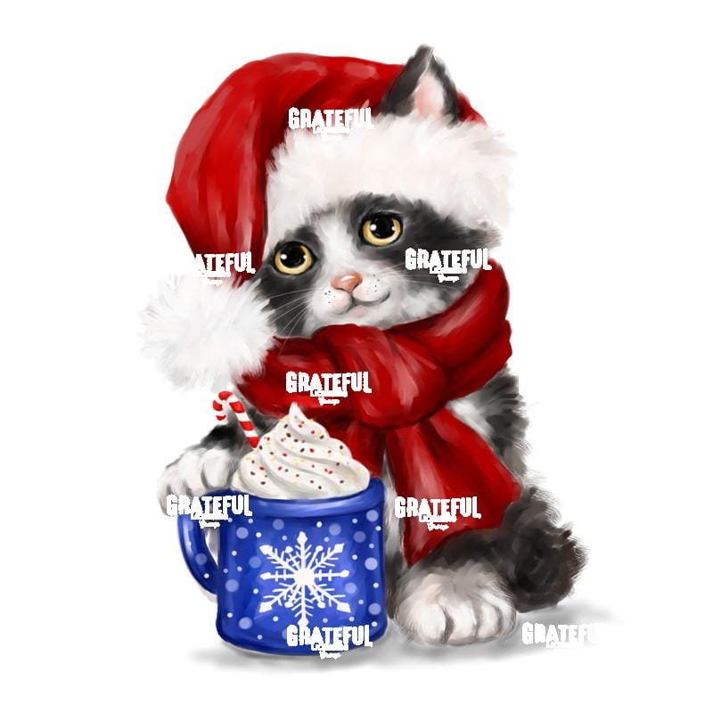 Christmas Texedo Cat