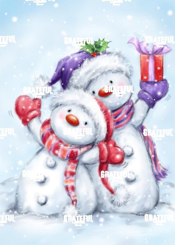 Snowman Couple