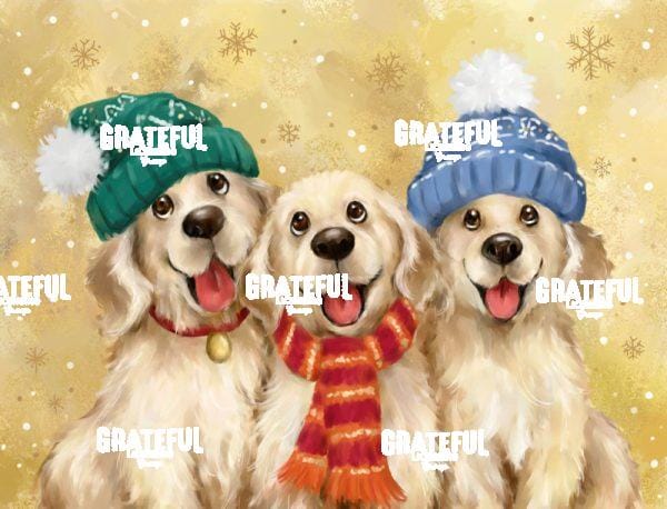 Christmas Golden Dogs