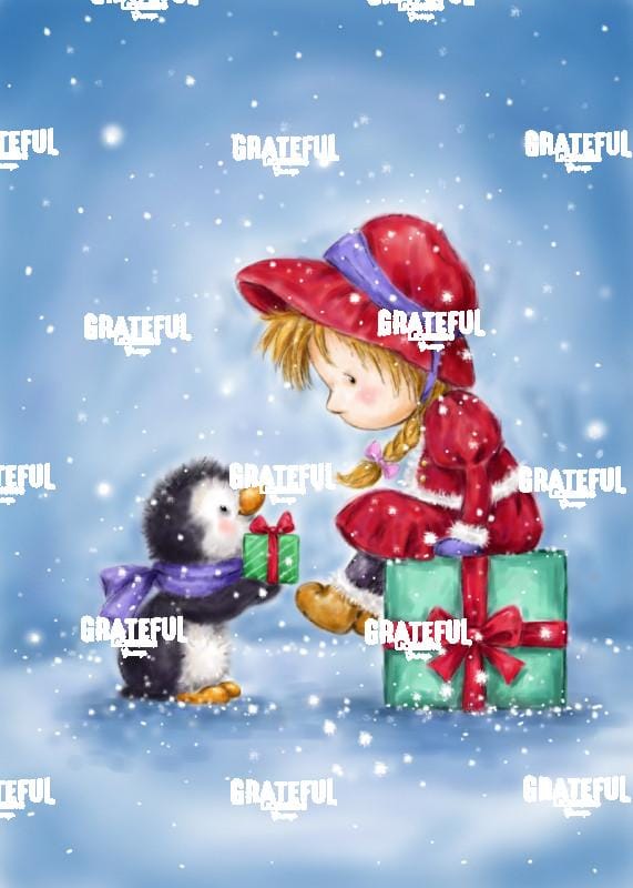 Little Girl & Penguin