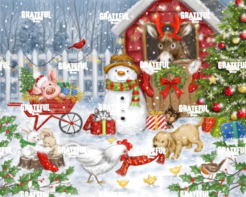 Christmas Farm Animals