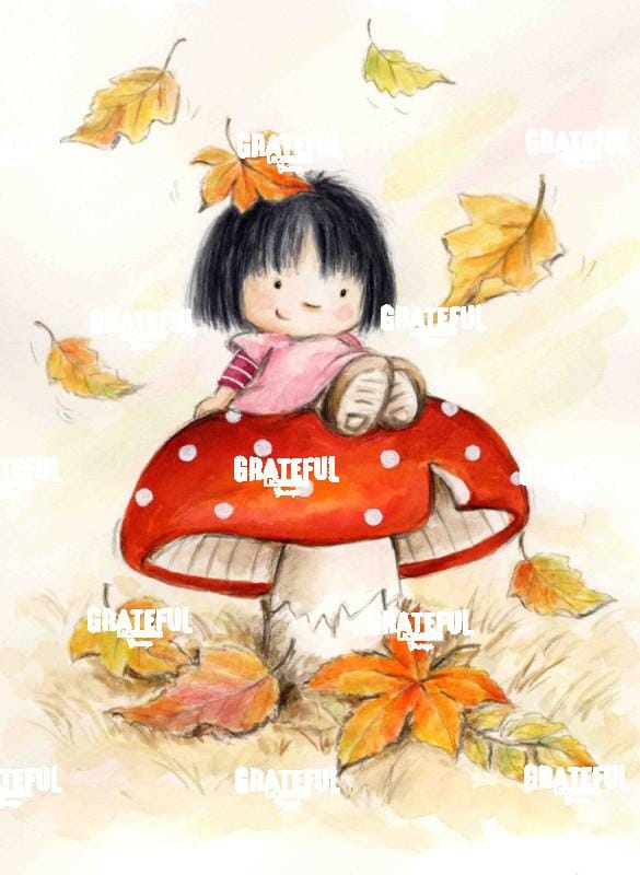 Girl on Mushroom