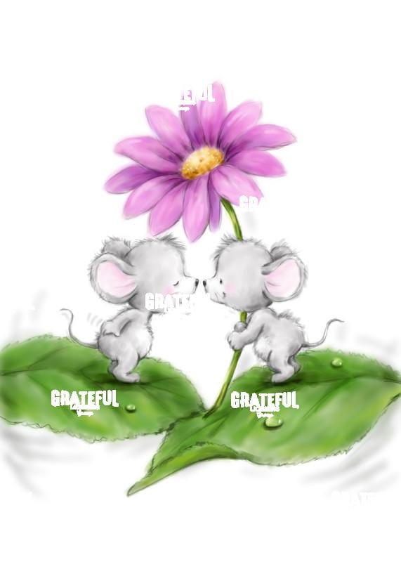 Mice with Flower