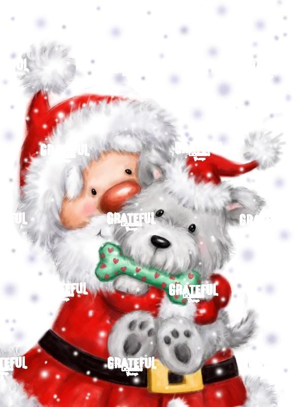 Santa & Dog