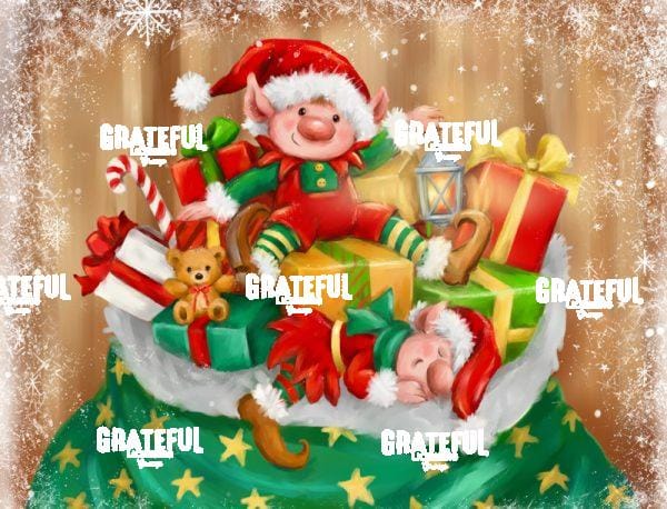 Elves on Christmas Presents